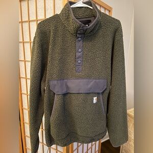 Carhartt Men’s Green Fleece Pullover